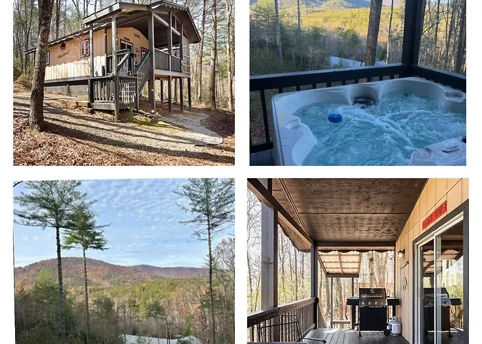 Mountain-Top Cabin Get-Away With Hot Tub And A View